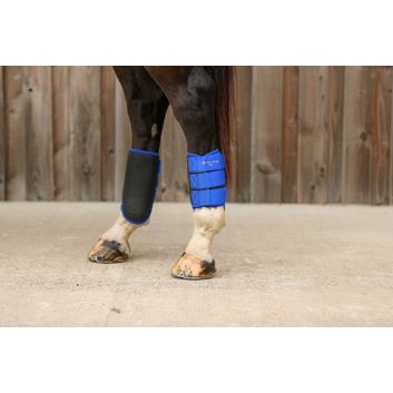 Equilibrium Tri-Zone Brushing Boots Black/Royal Blue alternative
