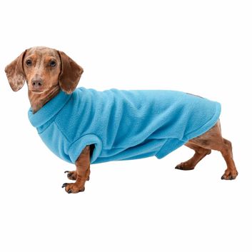 Firefoot Fleece Dachshund Jumper Blue alternative