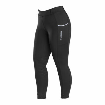 Firefoot Howden Riding Tights Ladies Black/Baby Blue