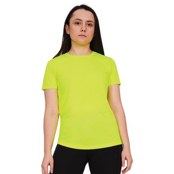 Casual Classics Original Tech T-Shirt Shirt Ladies - Cyber Yellow