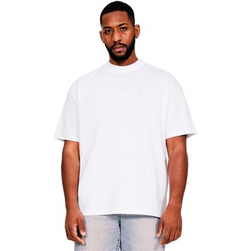 Casual Classics Ringspun 220 Oversize Extended Neck T-Shirt - White