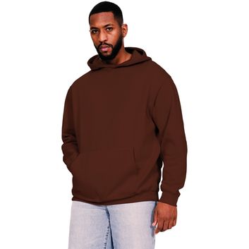 Casual Classics Ringspun Blended 280 Core Oversize Hood - Chocolate