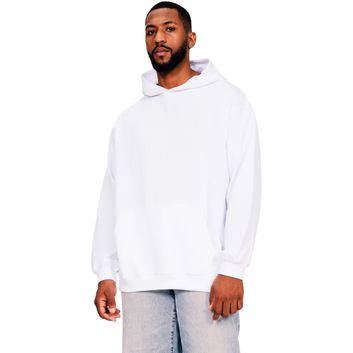 Casual Classics Ringspun Blended 280 Core Oversize Hood - White