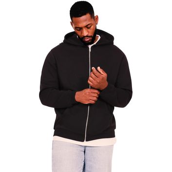 Casual Classics Ringspun Blended 280 Core Zip Hood - Black