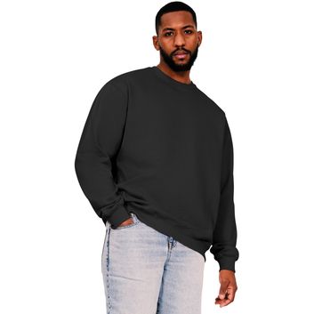 Casual Classics Ringspun Blended 280 Oversize Sweat - Black