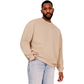 Casual Classics Ringspun Blended 280 Oversize Sweat - Sand
