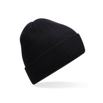 Beechfield Polylana Ribbed Beanie Black