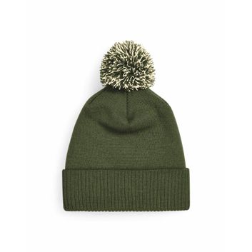 Beechfield Snowstar® Beanie Olive Green/Oatmeal