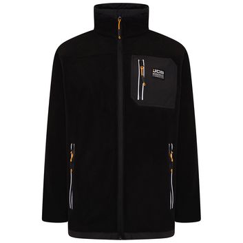 JCB Trade Black Full Zip Fleece