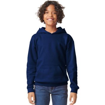 Gildan Softsyle Midweight Pullover Hood Kids - Navy Blue