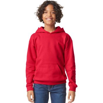 Gildan Softsyle Midweight Pullover Hood Kids - Red