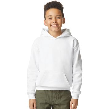 Gildan Softsyle Midweight Pullover Hood Kids - White
