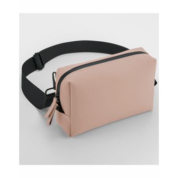 Bagbase Matte PU Cross Body Bag Nude Pink