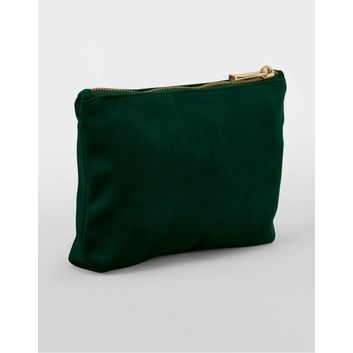 Bagbase Velvet Accessory Bag Dark Emerald