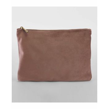 Bagbase Velvet Accessory Pouch Rose Quartz