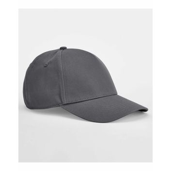 Beechfield EarthAware® Classic Organic Cotton 5 Panel Cap Graphite Grey