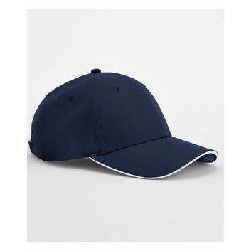 Beechfield Team Sports-Tech Cap French Navy/White