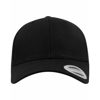 Flexfit Curved Classic Snapback Cap Black
