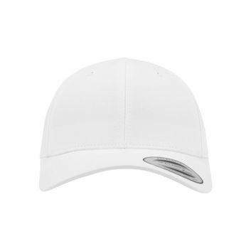 Flexfit Curved Classic Snapback Cap White