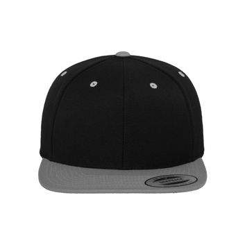 Flexfit Two Tone Classic Snapback Cap Black/Silver