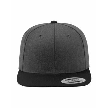 Flexfit Two Tone Classic Snapback Cap Charcoal/Black