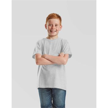 Fruit Of The Loom Kids Iconic 195 Tee Heather Grey