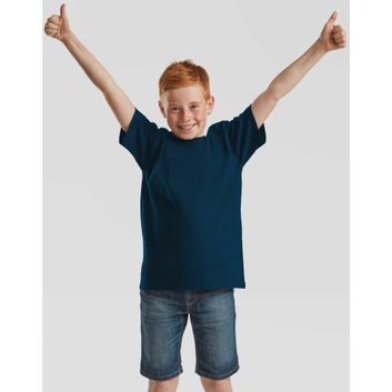 Fruit Of The Loom Kids Iconic 195 Tee Mountain Blue