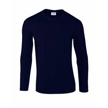 Gildan Softstyle® Adult Long Sleeve T-Shirt Navy Blue
