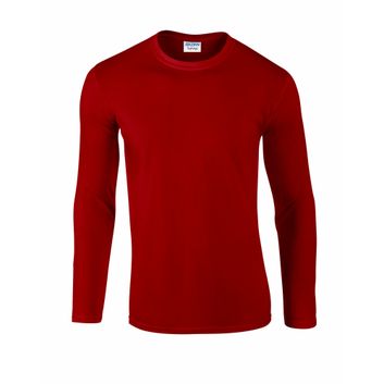 Gildan Softstyle® Adult Long Sleeve T-Shirt Red
