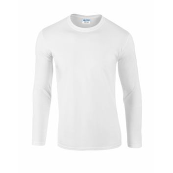 Gildan Softstyle® Adult Long Sleeve T-Shirt White