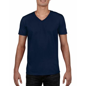 Gildan Softstyle® Adult V-Neck T-Shirt Navy Blue