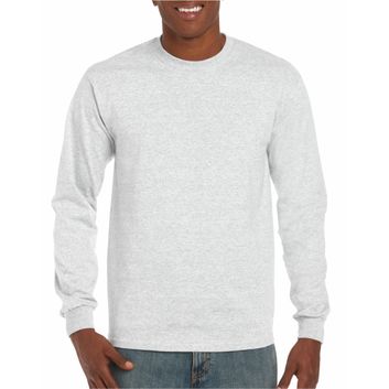 Gildan Ultra Cotton™ Adult Long Sleeve T-Shirt Ash Grey