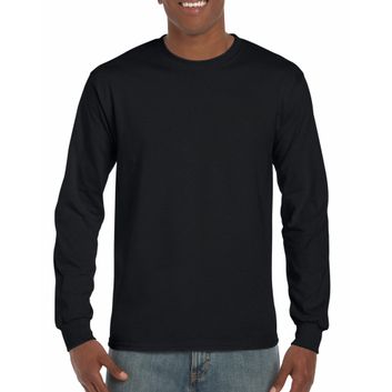 Gildan Ultra Cotton™ Adult Long Sleeve T-Shirt Black