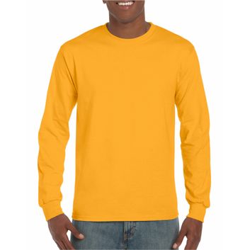 Gildan Ultra Cotton™ Adult Long Sleeve T-Shirt Gold