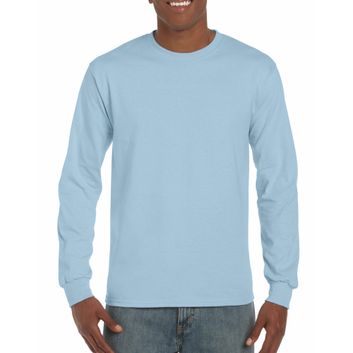 Gildan Ultra Cotton™ Adult Long Sleeve T-Shirt Light Blue