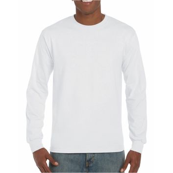 Gildan Ultra Cotton™ Adult Long Sleeve T-Shirt White