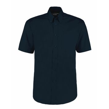 Kustom Kit Classic Fit Short Sleeve Premium Oxford Shirt Dark Navy