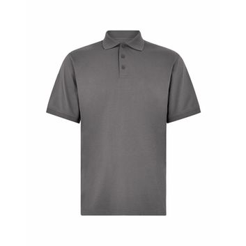 Kustom Kit Regular Fit Superwash® 60° Jersey Polo Charcoal Solid