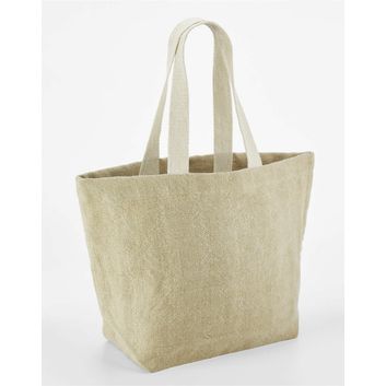 Westford Mill Soft Washed Jute Beach Bag Natural