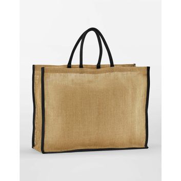 Westford Mill Starch Jute Market Shopper Natural/Black