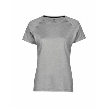 Tee Jays Ladies' CoolDry Tee Grey Melange