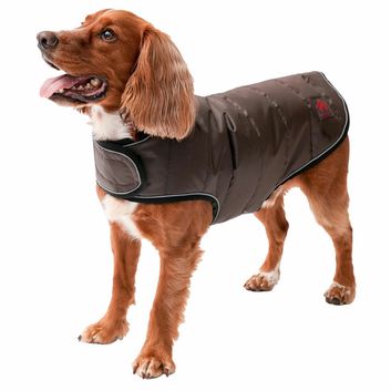 Firefoot Quilted Dog Coat Brown alternative