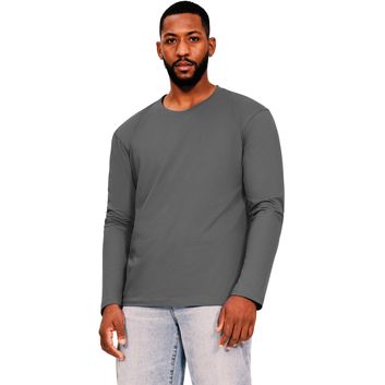 Casual Classics Ringspun 150 Long Sleeve T-Shirt - Charcoal