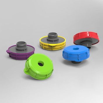 Simcro VS Injector Ink Stamp - Red (5 Pack)