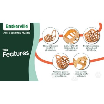 Baskerville Classic Basket Dog Muzzle alternative