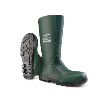 Dunlop Acifort JobGUARD Full Safety Wellington Boot Green