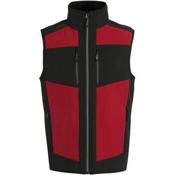 Regatta Professional Evolve 2 Layer Softshell Unisex Bodywarmer - Classic Red\Black
