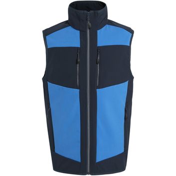 Regatta Professional Evolve 2 Layer Softshell Unisex Bodywarmer - Strong Blue/Navy