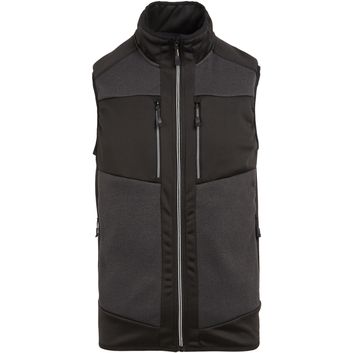 Regatta Professional Evolve Knit Effect Stretch Unisex Bodywarmer - Ash/Black