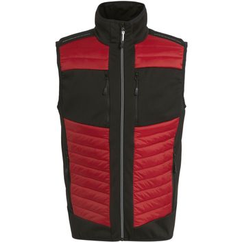 Regatta Professional Evolve Thermal Hybrid Unisex Bodywarmer - Classic Red\Black